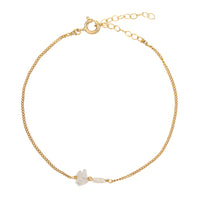 Elemental armband - Bergkristal | Verguld en zilver